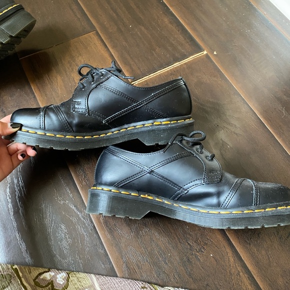 Dr marten 1461 Bow Smooth Leather Oxford Shoes - Picture 3 of 5